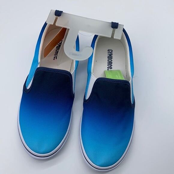 Gymboree Boy’s Blue Tie & Dye Ombré Slip On Canvas Size 1 - Picture 1 of 10